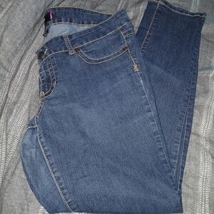 EUC TORRID 16S Classic Blue Denim Skinny Jeans